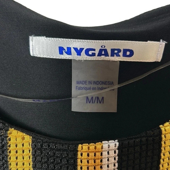 Striped loose knit blouse,twofer, office siren ,business casual,size SM & M - Picture 5 of 12